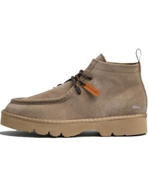 Pànchic P009 Suede Boots - Brown