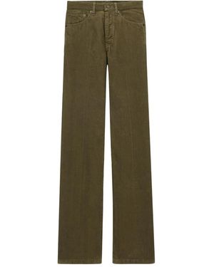 Saint Laurent Hose im Five-Pocket-Design - Grün