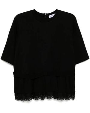 Dice Kayek T-Shirt En Coton - Noir