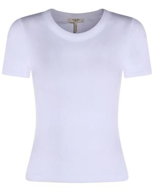 Rag & Bone Ribbed T-Shirt - Purple