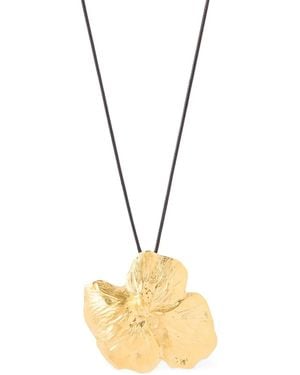 YSSO Hibiscus Necklace - Metallic