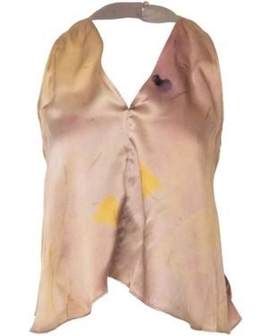 YANGKEHAN Silk Top - ピンク