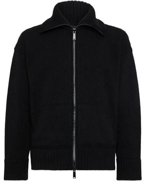 DSquared² ジップアップ カーディガン - ブラック
