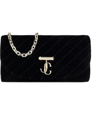 Jimmy Choo Curve Clutch - Schwarz