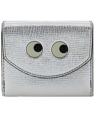 Anya Hindmarch Leren Portemonnee - Grijs