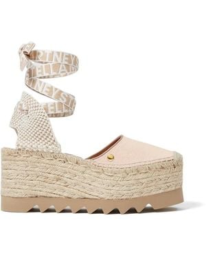 Stella McCartney Gaia Platform Espadrilles - Natural