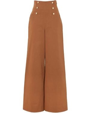 Temperley London Castell Trousers - Brown