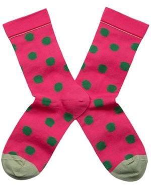 Bonne Maison Polka-Dot Socks - Pink