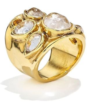 Goossens Großer Cachemire Ring - Mettallic