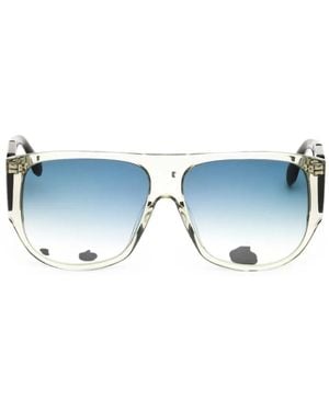 adidas Oversized-Frame Sunglasses - Blue