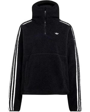 adidas Originals By Jennie Fleece Logo-Patch Hoodie - Black