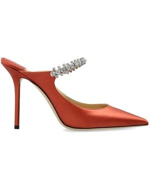 Jimmy Choo Bing 100 Mules - Red