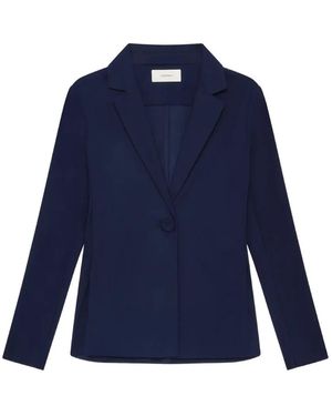 Maliparmi Single-Breasted Jersey Jacket - Blue