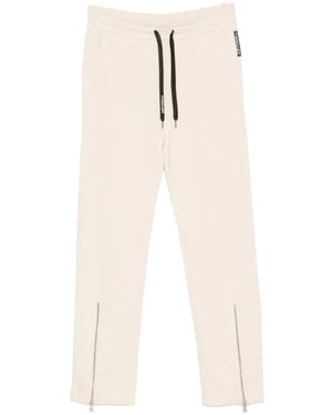 Just Cavalli Zip-Detail Drawstring Track Pants - White