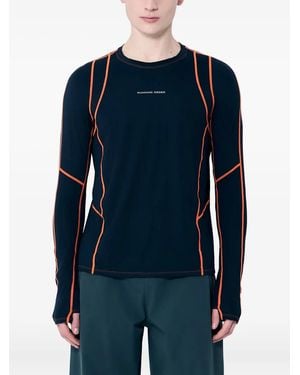 RUNNING ORDER T-Shirt Slater À Patch - Bleu