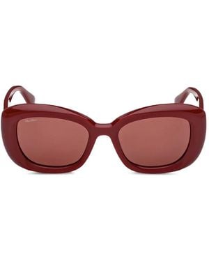 Max Mara Eyewear Rectangular-Shape Sunglasses - Pink