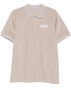 Moschino Buttoned Polo Shirt - White