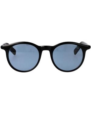 Montblanc Round-Frame Sunglasses - Blue