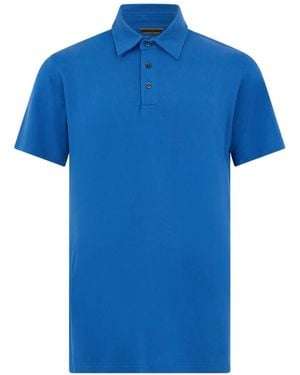 Moorer Pachino Poloshirt - Blauw