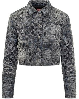 DIESEL Jackets Poliammide - Grey