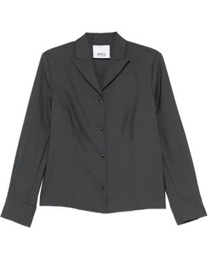 Erika Cavallini Semi Couture Buttoned Blazer - Black