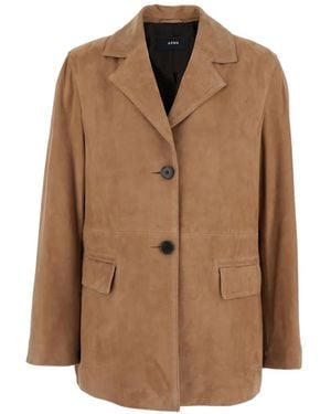 Arma Jolie Suede Jacket - Brown