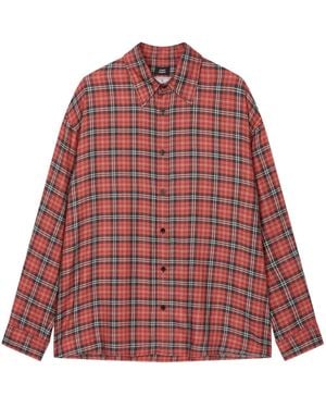 Studio Tomboy X Camicia Tartan - Rosso
