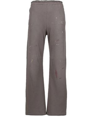 MM6 by Maison Martin Margiela Pantalon De Jogging Ample À Effet Taches De Peinture - Gris