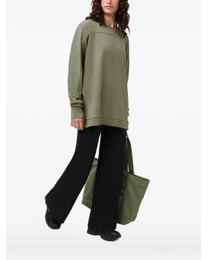 Sweaty Betty After Class Seam-Detail Sweatshirt - Green