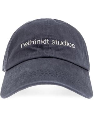 Rethinkit Studios Baseballkappe Mit Logo-Stickerei - Blau