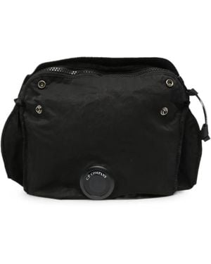 C.P. Company Marsupio Con Applicazione Logo - Nero