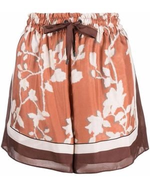 Brunello Cucinelli Floral-print Bermuda Shortd - Multicolor