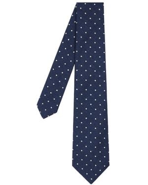 Paul Smith Gepunktete Krawatte - Blau