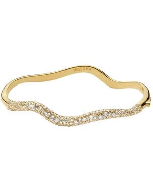 Missoma Molten Snow Ripple Pavé-Armband - Mettallic