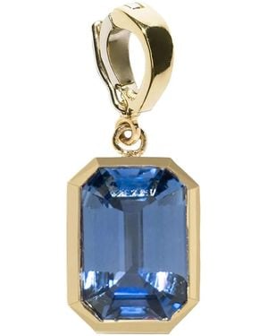 Azlee 18Kt Large Rich Sapphire Pendant Charm - Blue