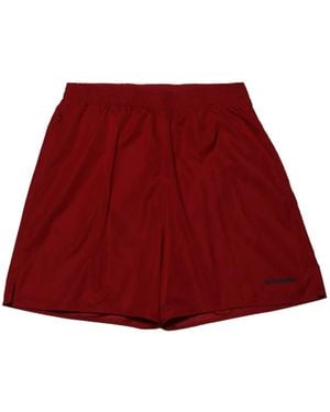 Jil Sander Shorts Met Logodetail - Rood