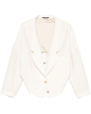 Viktor & Rolf Dragged Blazer - White