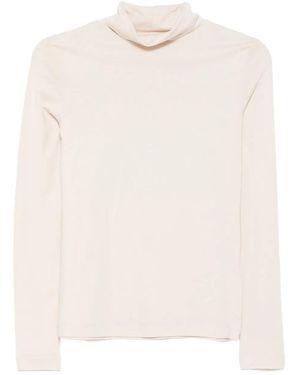 Marc O' Polo Turtleneck Long-Sleeve T-Shirt - Natural