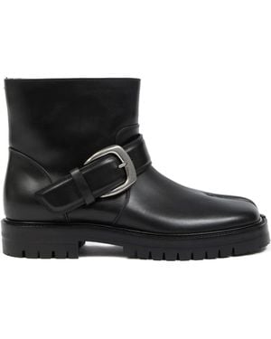 Maison Margiela Tabi Buckle-Ankle Coutry Boots - Black