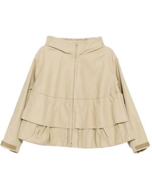 JNBY Cotton Hooded Jacket - Natural