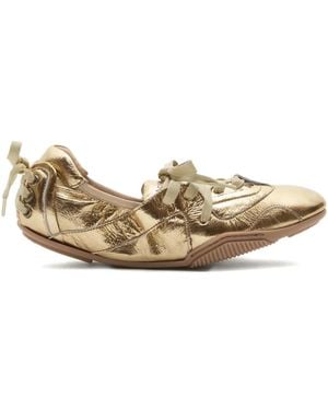 Acne Studios Lace-Up Trainers - Natural