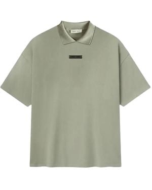 Fear Of God Logo-Plaque T-Shirt - Green