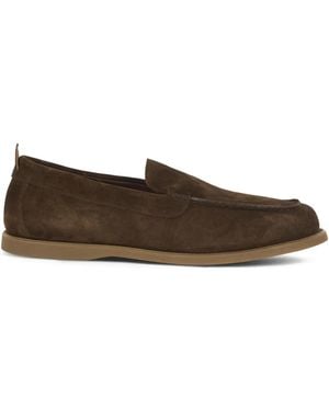 Etro Printed Slip-On Loafers - Brown