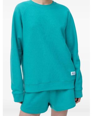 Sporty & Rich Raglan-Sleeves Sweatshirt - Blue
