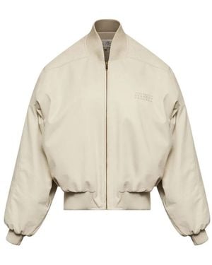 MM6 by Maison Margiela Cotton Twill Jacket - Natural
