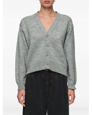 Bimba Y Lola Cardigan En Laine Mélangée - Grey