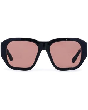 FACE HIDE Broken Cosmo Sunglasses - Brown