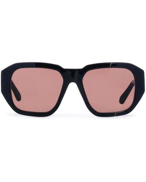 FACE HIDE Broken Cosmo Sunglasses - Brown