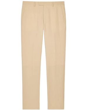 Paul Smith Pantalon Droit En Lin - Natural