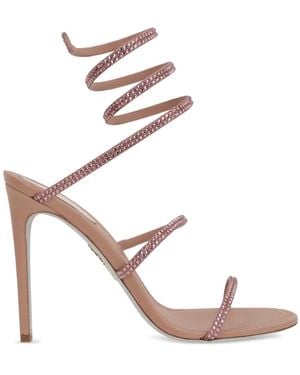 Rene Caovilla 105Mm Cleo Sandals - Pink